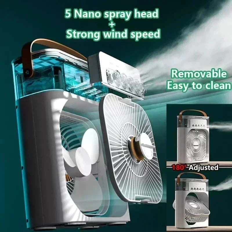 Climatiseur et ventilateur portable LED