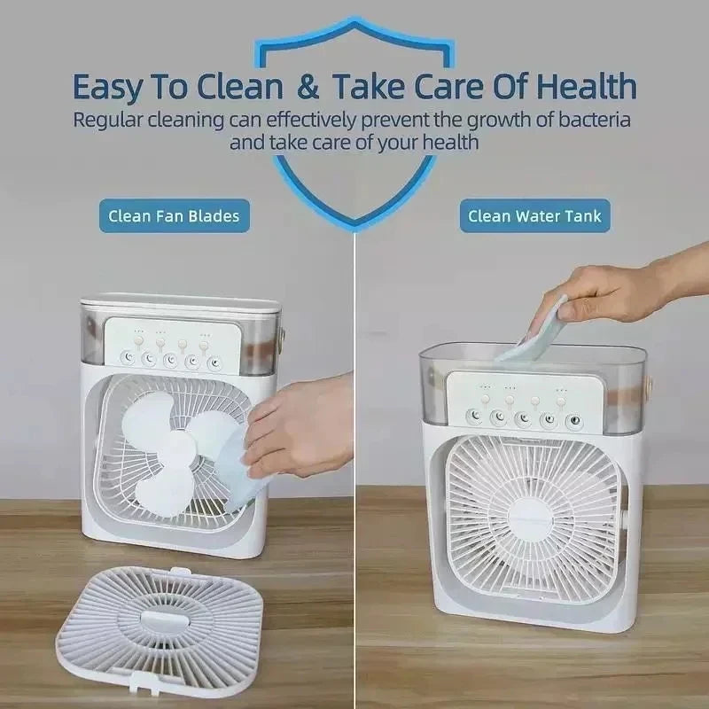 Climatiseur et ventilateur portable LED