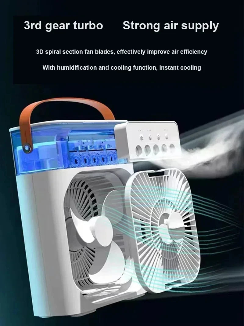 Climatiseur et ventilateur portable LED